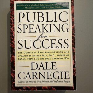 Book - Public Speak for Success by Dale Carnegie